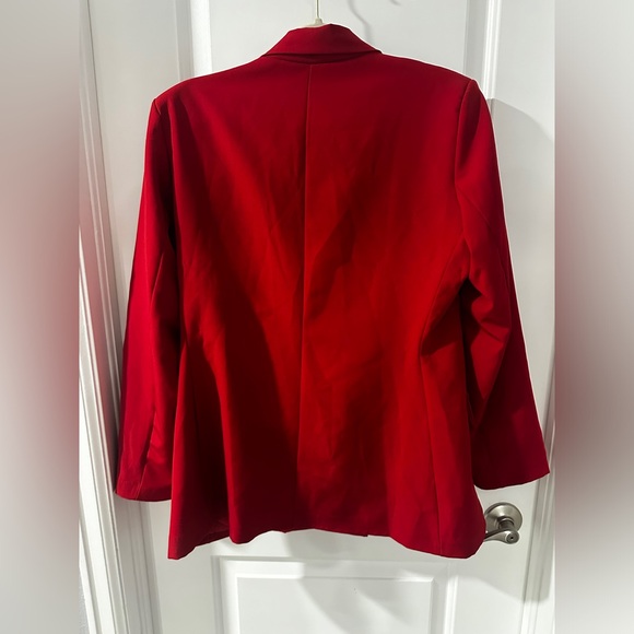 BOOHOO JERSEY KNIT DOUBLE BREASTED BLAZER - Picture 8 of 8